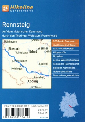 Rennsteig durch Thüringer Wald zum Frankenwald