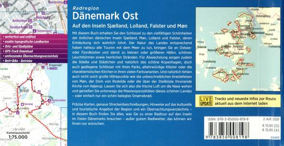 Dänemark Ost Radregion Auf den Inseln Sjælland, Lolland, Falster und Møn
