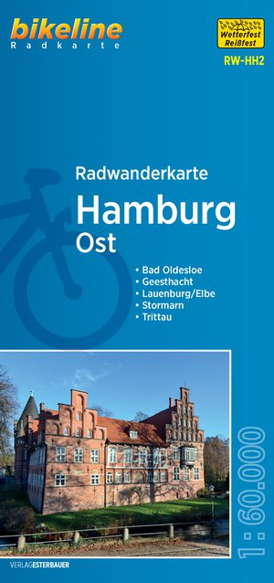 Hamburg East cycling tour map
