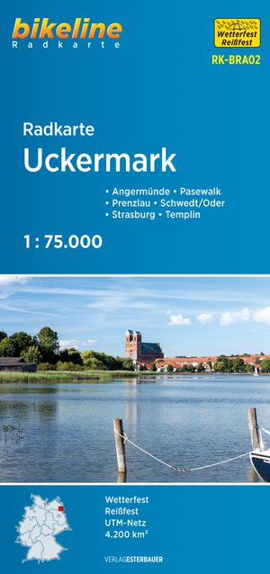Uckermark cycle map