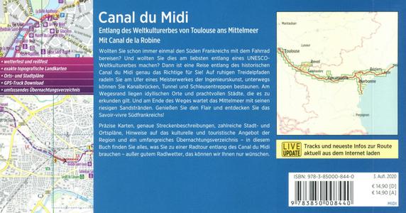 Canal du Midi Etlang des Weltkulturerbes von Toulouse ans Mittelmeer