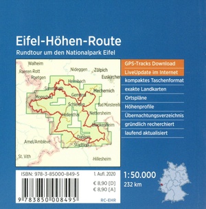 Eifel Höhen Route Rundtour um den Nationalpark Eifel