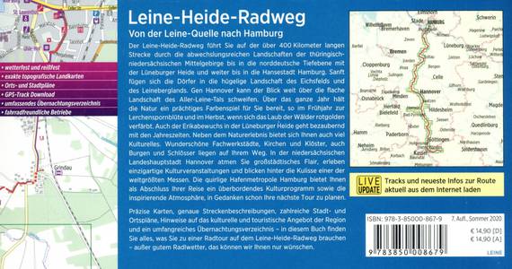 Leine - Heide - Radweg Leine-Quelle nach Hamburg