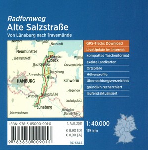 Alte Salzstraße Radferweg Von Lüneburg nach Travemünde