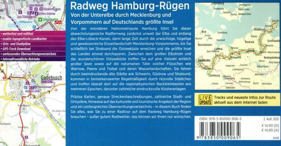 Hamburg - Rügen Radweg durch Mecklenburg-Vorpommern