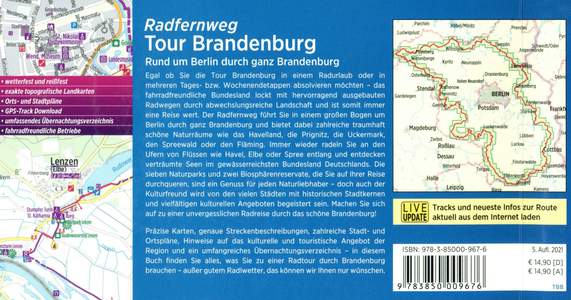 Brandenburg Tour Radfernweg  rund um Berlin durch ganz Brandenburg