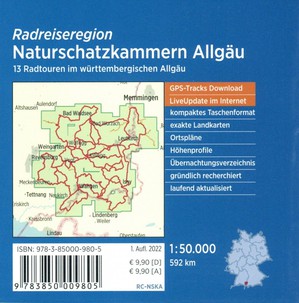 Allgäu Naturschatzkammern Radreiseregion