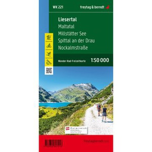 Liesertal - Maltatal - Millstatter See - Spittal an Der Drau - Nockalmstrase Hiking + Leisure Map 1:50 000