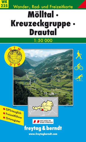 Molltal - Kreuzeckgruppe - Drautal Hiking + Leisure Map 1:50 000