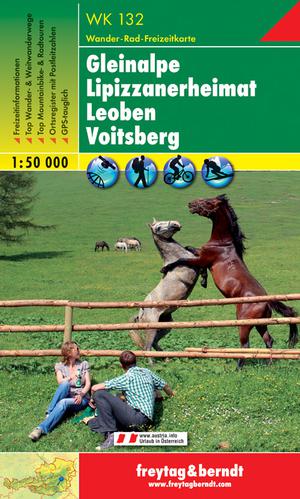 Gleinalpe - Lippizanerheimat - Leoben - Voitsberg Hiking + Leisure Map 1:50 000
