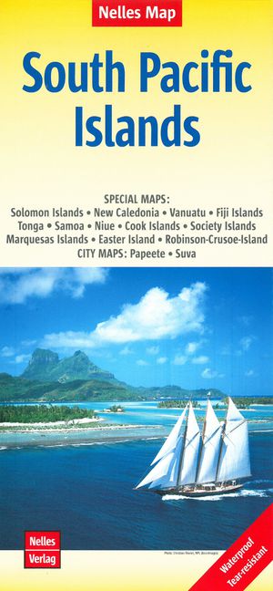 Nelles Map South Pacific Islands 1:13 000 000