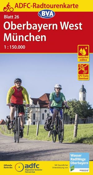 Oberbayern West / München fietskaart