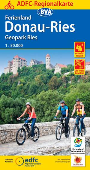 Donau-Ries Ferienland fietskaart