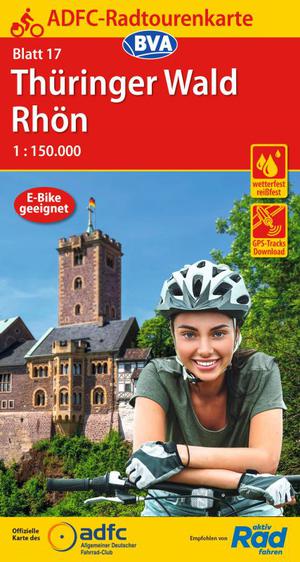 Thüringer Wald / Rhön fietskaart