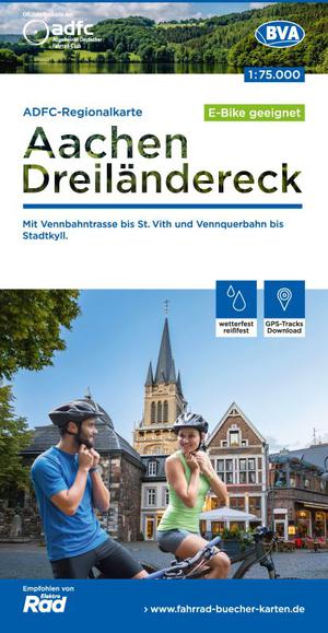 Aachen / Dreiländereck fietskaart