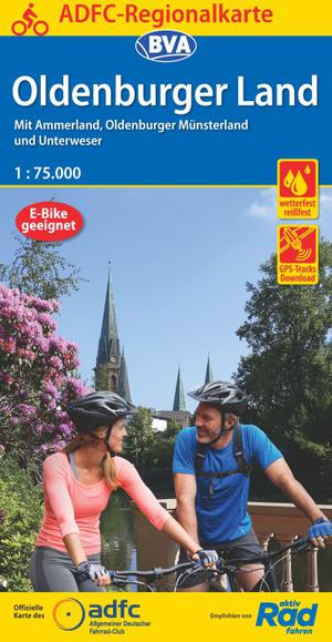 Oldenburger Land cycling map