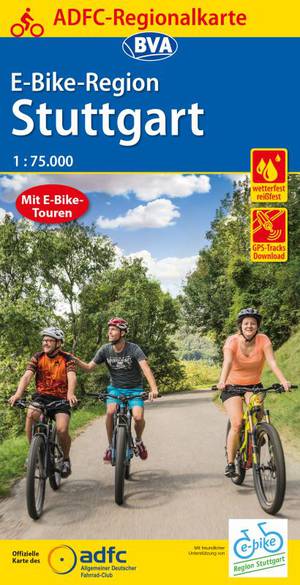 Stuttgart E-Bike-Regio cycling map