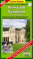 Radwander- und Wanderkarte Arnstadt, Stadtilm und Umgebung 1 : 35 000