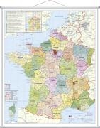 Departement Frankreich Plano-Karte