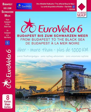 Eurovelo 6 Donau: Boedapest - Zwarte Zee Kaartenset