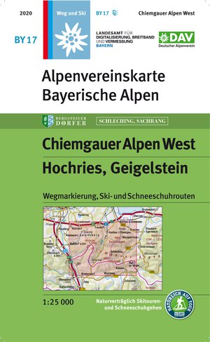 Chiemgauer Alpen West BY17 weg+ski Hochries, Geigelstein