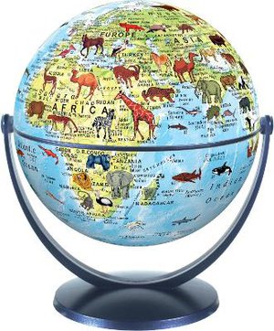 Animal World Globe 15cm