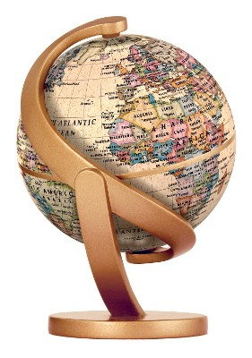 Antique World Globe 10cm