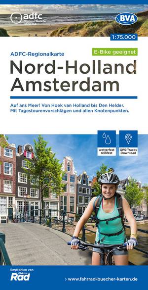 Noord Holland / Amsterdam fietskaart