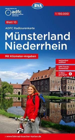 Münsterland / Niederrhein fietskaart