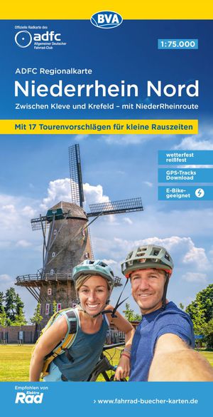 Niederrhein Nord fietskaart