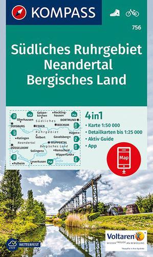 Ruhrgebiet Südliches / Neandertal / Bergisches Land + Aktiv Guide