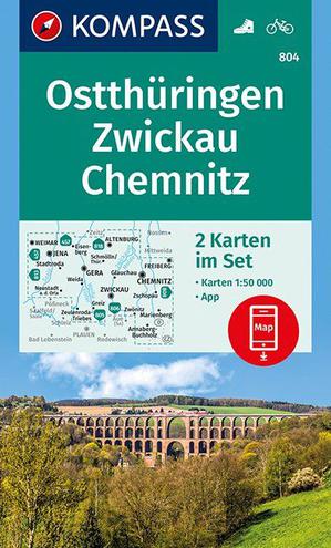 Ostthüringen, Zwickau, Chemnitz GPS 2-set +App