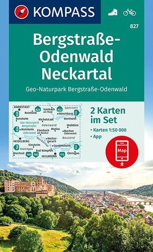 Bergstrasse Odenwald / Neckartal 2-set + APP