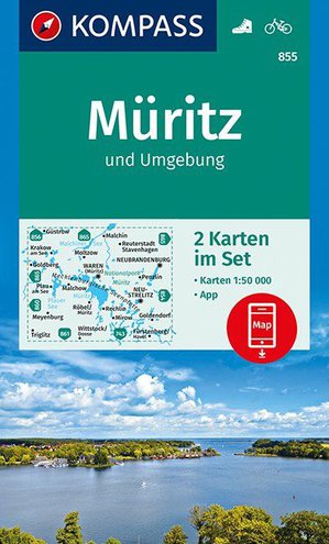 Müritz & Umgebung GPS 2-set + Naturführer