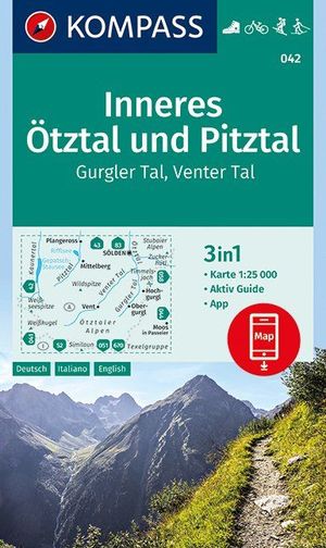 Otztal Inneres / Pitztal D/I/E + Aktiv Guide