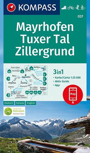 Mayerhofen / Tuxer / Tal / Zillergrund D/I/E + Aktiv Guide