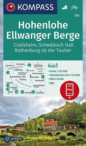 Hohenlohe / Ellwanger Berge / Crailsheim / Schwäbisch Hall / Rothenburg ob der Tauber + Aktiv Guide