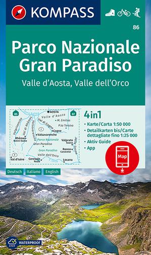 Gran Paradiso NP/ Valle d' Aosta D/I/E + Aktiv Guide