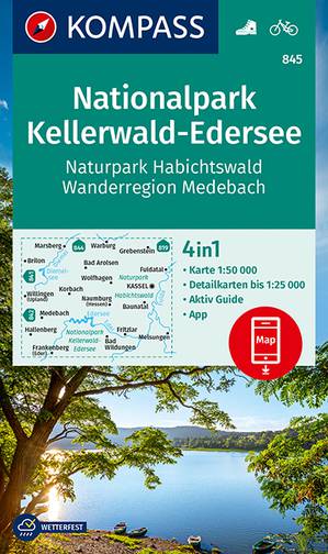 Kellerwald-Edersee NP / Habichtswald / Medebach + Aktiv Guide