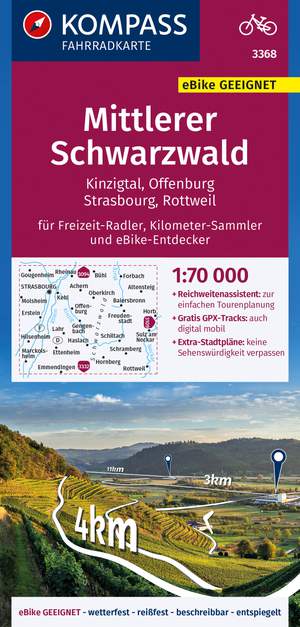 Schwarzwald Mittlerer / Kinzigtal / Offenburg / Strasbourg