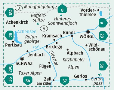 Vorderes Zillertal / Achensee / Alpbachtal / Wildschönau + Aktiv Guide