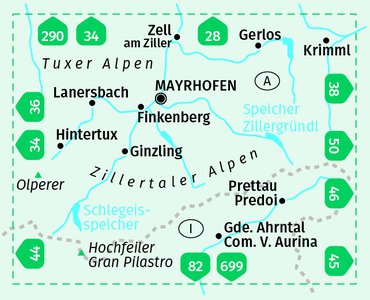 Zillertaler Alpen / Tuxer Alpen + Aktiv Guide