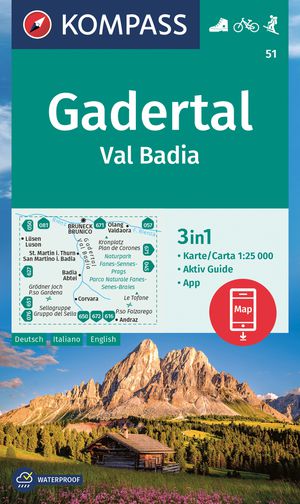 Gadertal / Val Badia D/I/E + Aktiv Guide