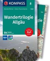 KOMPASS Wanderführer Wandertrilogie Allgäu, 84 Touren mit Extra-Tourenkarte