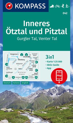 Otztal Inneres / Pitztal D/I/E + Aktiv Guide