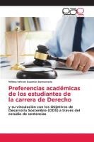 Preferencias acad�micas de los estudiantes de la carrera de Derecho