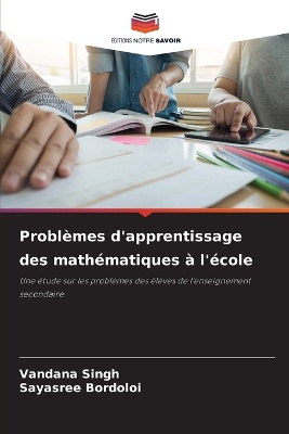 Problèmes d'apprentissage des mathématiques à l'école