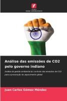 An�lise das emiss�es de CO2 pelo governo indiano