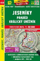 Wanderkarte Tschechien Jeseniky, Praded, Kralicky Sneznik 1 : 40 000