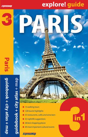 Paris explore guide + atlas + map
